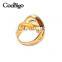 Fashion Jewelry Zinc Alloy Ring Unisex Men Ladies Party Show Gift Dresses Apparel Promotion Accessories