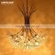 Flower Pendant Lamp Classic Design Crystal Light Iron Art Chandelier MD81485-L13