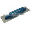 680mm Plastering trowel with Silver Blue Wooden Handle , Cement Trowel