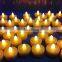 multicolor plastic tea light candles with beautiful holder