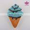 custom ceramic plates ice cream cone dish