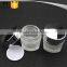 15ml 30ml 100ml glass lotion bottle 50ml triangle shape cream glass jar with lid