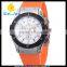 WJ-5498 silicone band trendy business 3ATM water resistant Megir watches men