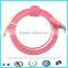 1m Black Flat 24awg Micro Usb Cable