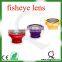 high quality 4 in 1 lens fisheye macro lens +wide angle lens+telephtoto lens
