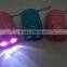 Promotional gifts cute pig style cheap plastic hand pressing flashlight