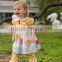 2016 newly arrival fun up in the clouds baby girls clothing parade girl cute dress