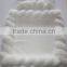 Genuine cashmere cape with fox Fur Pillow Throw White