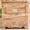Wholesale quality wooden storage square rice box