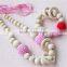 Nursing Necklace Teething color wood beads Necklace Breastfeeding Necklace