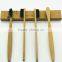 2016 new bamboo toothbrush Manual wood toothbrush Black wire brush