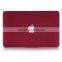 New Red Color Quicksand HardShell Case for Macbook 12" Retina
