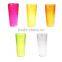 2016 Hot Selling Different Size Colored Clear Glass Vases Flower for Home Decoration