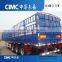 CIMC 3 Axles Fence Cargo Semi Trailer with Gooseneck Style Optional for Livestock / Cow / Cattle / Coal Transportation