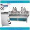 CIQ ce china wood cnc carving machine with 8 spindle /12 spindle for sale