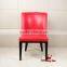 Red color Customized restaurant furniture design restaurant chair YA7085