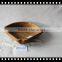 WOOD PLATE WITH NATURAL FINISH