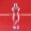 New design empty bottle for beverage woman shape juice bottle glass bottle