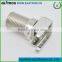 EF-0801.28.01 F JACK RIGHT ANGLE PC MOUNT F connector F female