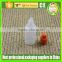PE clear 50ml e juice dropper bottle with childproof tamper cap