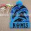 100% acrylic cheap knitted beanies embroidery free sample shipping knitted beanies