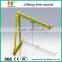 High frequency stationary jib crane manufacturer with adjustable and fully turning
