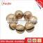 small sleigh brass bell with antique embossed pattern