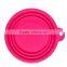 manufacture OEM Shenzhen silicone collapsible infrared pet bowl