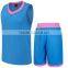 professional manufacturer wholesale bulk cheap high quality plain v-neck basketball uniform from China supplier