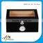 Black Matt Lacquar Finish Solid Wooden Cigar Box on Hot Sales