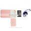 rechargeable table fan with led light with remote