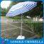 90cm Blue And White Stripe Foldable Beach Parasol Sun