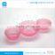 High Quality Acrylic 3 Round compartment Food Tray