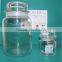 Glass Lid for Glass Jar, Glassware Caps With Plastic Ring, Glass Caps