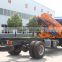 8ton yard crane with truck, Model No.:SQ160ZB4, hydraulic knuckle boom crane on truck