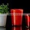 Creative artistical colorful painted glass vase for decoration