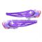 Purple sheep metal hairclips clay pendant hair clips set