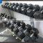 Rubber dumbbell set,cheap dumbbell for sale,rubber coated hex dumbbell