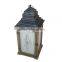 New design wooden lantern with silk printing glass