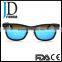 classic square blue mirror sunglasses oem designer carbon fiber sunglasses