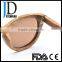 Retro Circle Brown Wood Sunglasses Zebra Fda Hinge Inserted High Quality Sunglasses