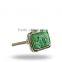 Metal & Glass rectanglel Knob (Green)