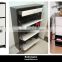 Cheap modern white shoe rack shoe cabinet for sale