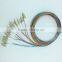 12 fibers colored OM3 LC pigtail with high quality