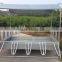 Hot Dip Galvanized Square Horse Hay Feeder With Roof