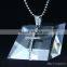 Cross Charm Religious Necklace Pendant With Sliver