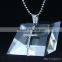 Cross Charm Religious Necklace Pendant with Sliver