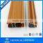 popular metal aluminium wood finish section for aluminum window and door