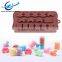 15 Holes Silicone Chocolate Mould For Car Shape