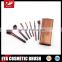 Fashionable patterns cosmetic brush set 7piece
